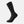 Black bamboo tennis socks