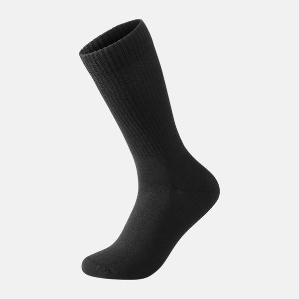Black bamboo tennis socks