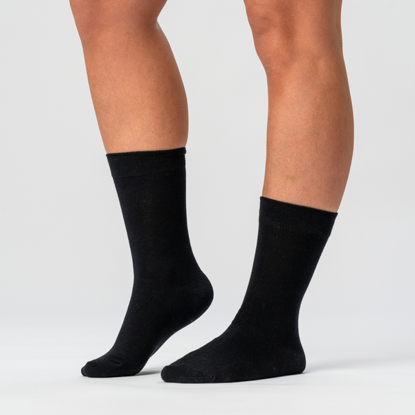 Bamboo Package - T-shirt &amp; Maxi Panties &amp; Socks - Black