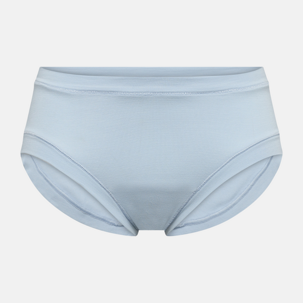 Light blue bamboo hipster panties