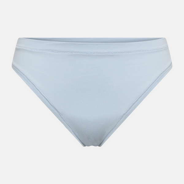 Light blue bamboo thong panties
