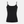 Black bamboo tank top thin strap