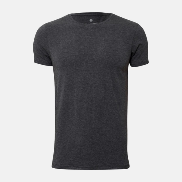 Dark grey crew neck bamboo T-shirt