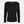 Black long-sleeved bamboo T-shirt with round neck