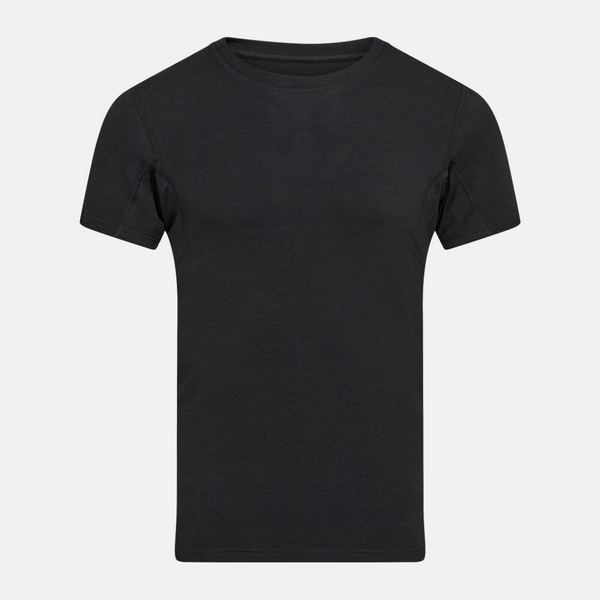 Black bamboo anti-sweat T-shirt