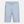 Light blue striped bamboo night shorts