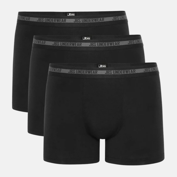 3 pairs of bamboo underwear black