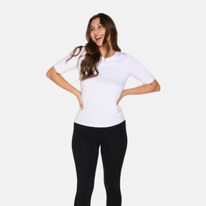 2 pak Hvid slim fit bambus T-shirt fra Urban Quest