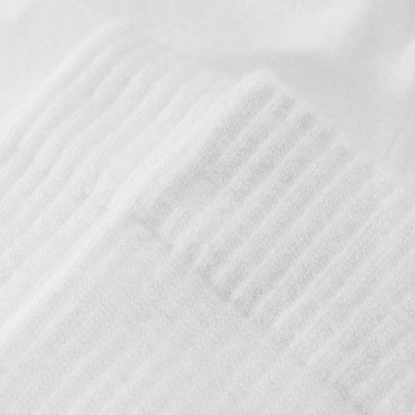 White bamboo tennis socks