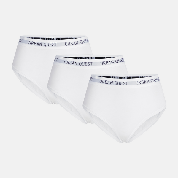Bamboo maxi briefs - white