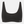 Black padded bamboo bra without underwire