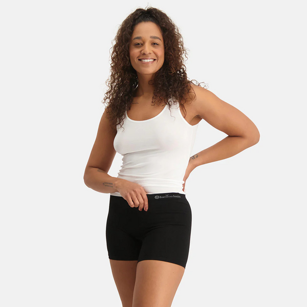 Selena bamboo boxer shorts - Black 2 pack