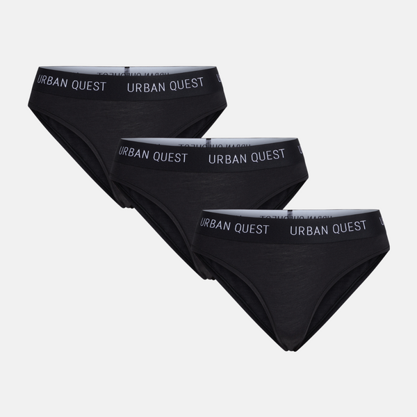 Bamboo tai briefs - black