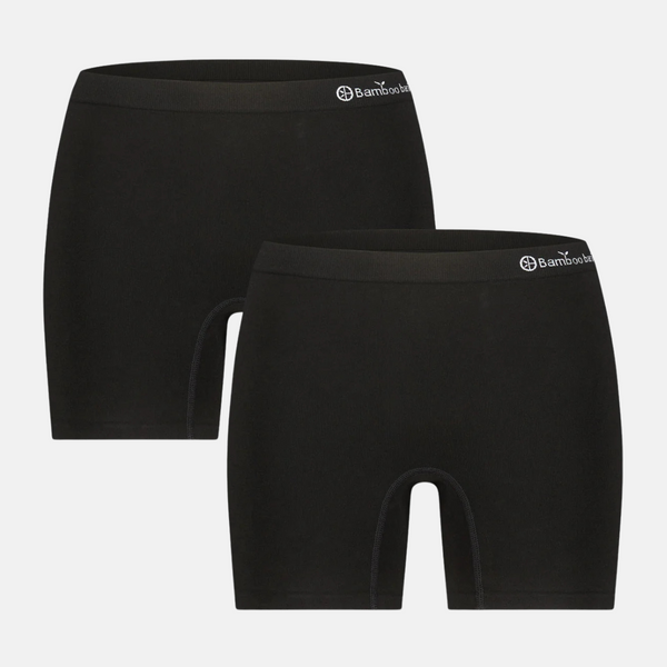 Selena bamboo boxer shorts - Black 2 pack
