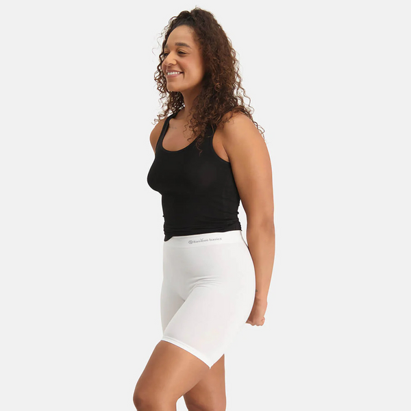 Suze bamboo inner shorts - white