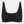 Black bamboo bra without padding