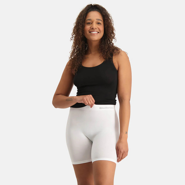 Suze bamboo inner shorts - white
