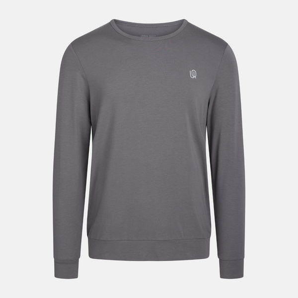 Long sleeve bamboo sweatshirt - grey
