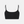 Black bra top in bamboo with thin straps