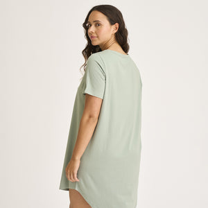 Grøn bambus Big shirt fra JBS of Denmark