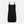 Maia bamboo nightgown with narrow straps - black