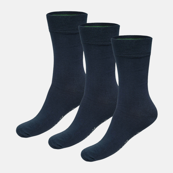 Beau bamboo socks - dark blue 3 pack