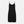 Maia bamboo nightgown with narrow straps - black