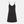 Black bamboo nightgown with narrow straps