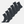 10 pairs of dark gray bamboo socks