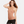 Pale nude bamboo top with thin straps