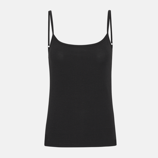 4 pack bamboo tops with thin straps black/grey