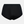 Black Bamboo maxi panties with feminine details