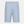 Light blue striped bamboo night shorts