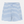 Kimmy bamboo night shorts - light blue striped