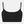 Black bra top in bamboo with thin straps