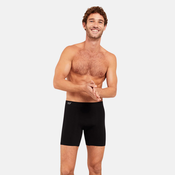 Original bamboo long-leg briefs black