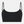 Black bra top in bamboo with thin straps