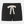 Black bamboo night shorts