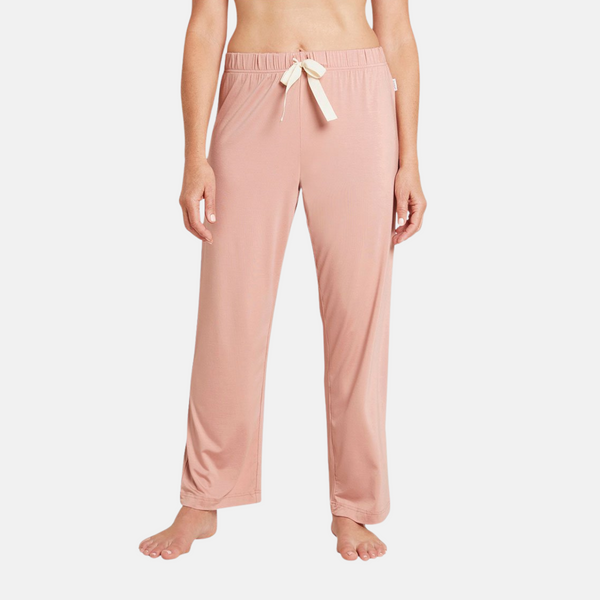Pink bamboo night pants