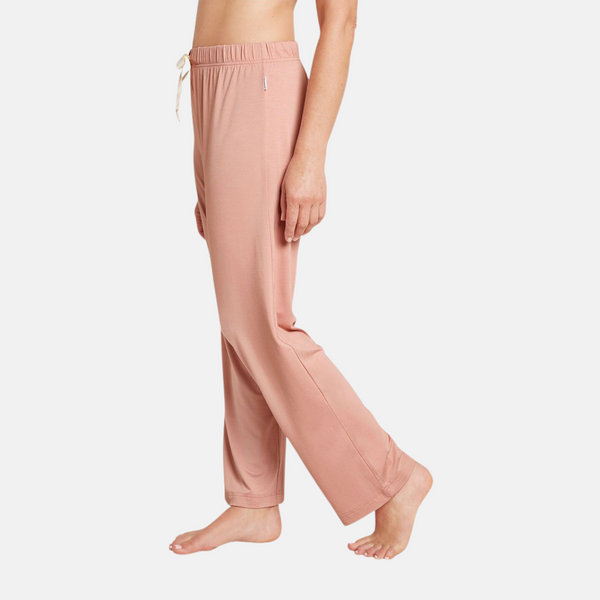 Pink bamboo night pants