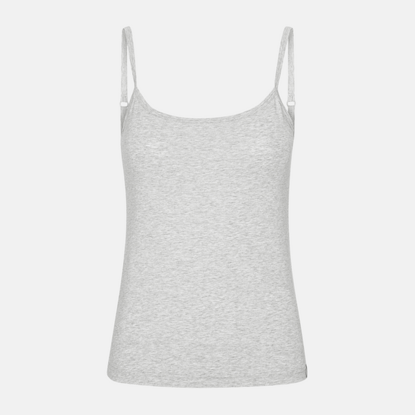 Gray bamboo tops with thin straps - 2 pack