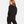 Black long sleeve raglan bamboo lounge T-shirt