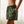 Green bamboo shorts in seersucker quality