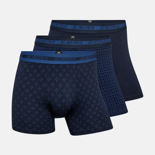 3 pairs of Navy mix bamboo underwear