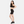 Black high-waisted bamboo training shorts 5