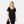 Jordan bamboo short-sleeved nightgown - black