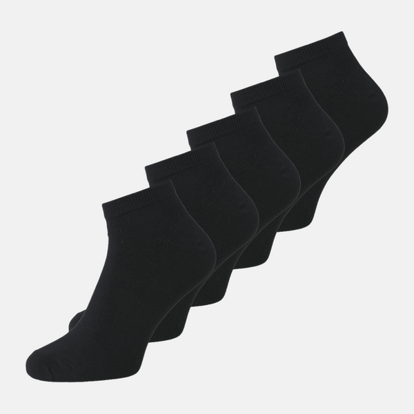 JACBASIC Bamboo ankle socks black 5 pack