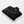 Black waffle bamboo bathrobe