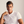 White pique bamboo polo shirt