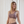 Taupe bamboo bra top with feminine details